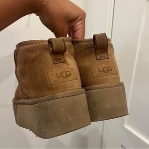 Ugg platform ultra mini chesnut